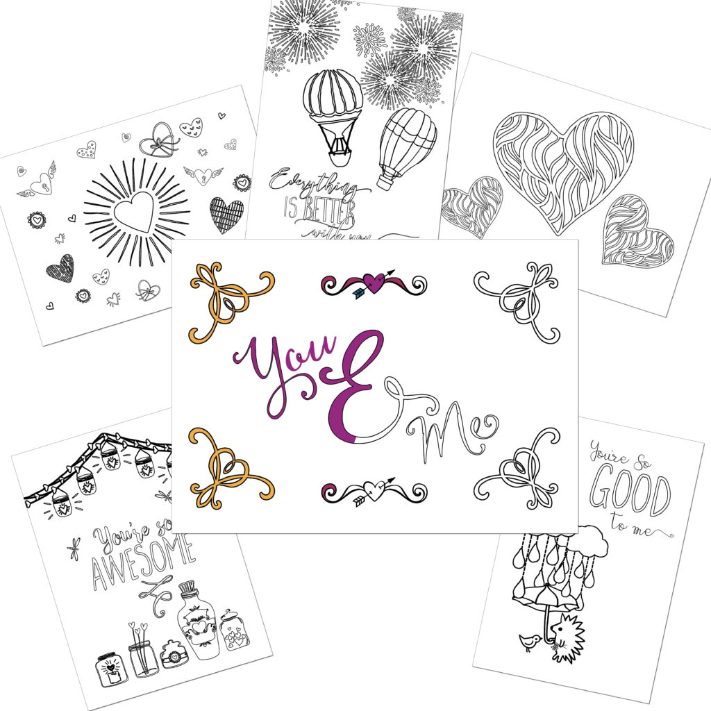 Color Me Cards Love Notes